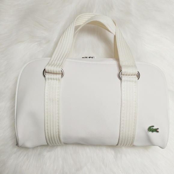 lacoste white bag